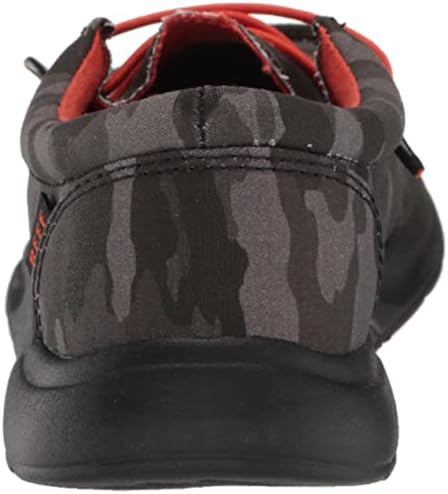 Reef Boy's Kids Cushion Coast Sneaker, Black Camo/Red, 2 Big | Image 2