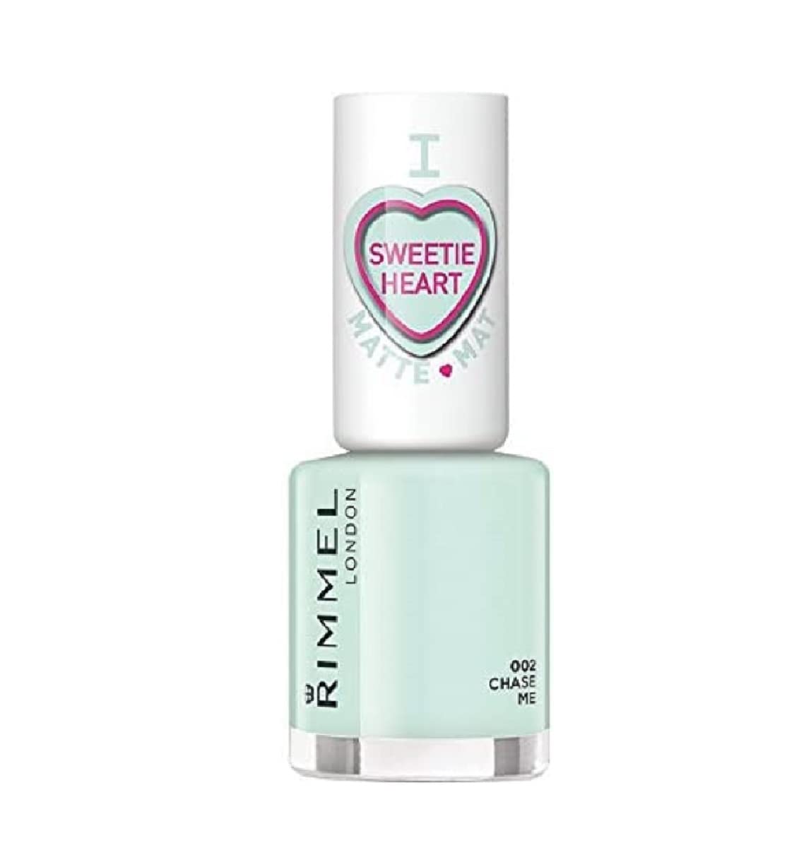 Rimmel London Sweetie corazón de terciopelo mate Pasteles, Persígame
