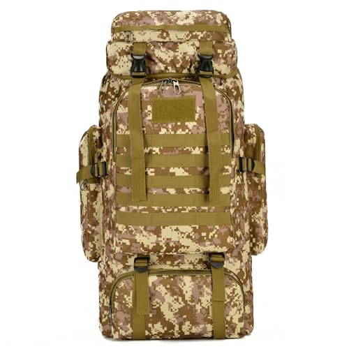 Sac à dos de randonnée 56-75l camping imperméable tissu indéchirable