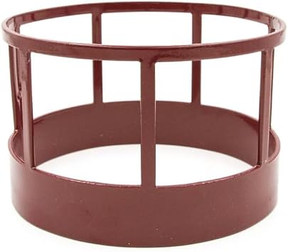 Little Buster Toys Round Bale Hay Feeder All-Metal 116 Scale Red Farm Accessory for Ranch Dioramas, Livestock Displays & Collectible Farm Scenes Durable Metal Construction for Western Display