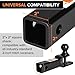 Donext ATV/UTV Trailer Hitch, Towing Ball Mounts with 2