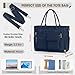 RAINSMORE Teacher Work Bag Laptop Bag with Lunch Compartment 15.6 Inch Laptop Tote Bags for Women Ladies Laptop Handbag for Nurses Office College Dark Blue