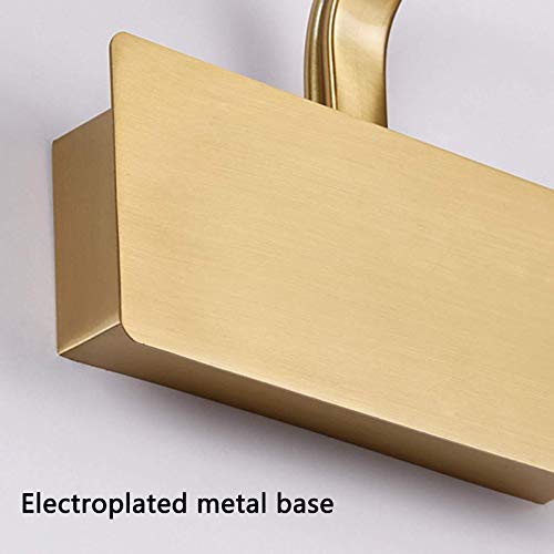 Eclairage tableau LED doré avec tête orientable à 180 degrés 16W - 5
