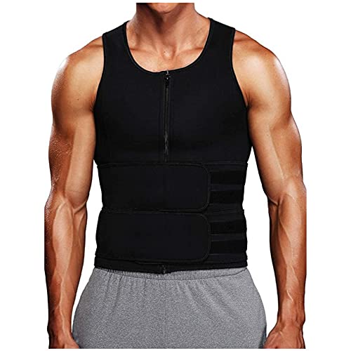 Trajes de sauna de alta compresión y chaleco moldeador de cintura para gimnasio