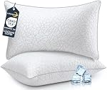 COZSINOOR Queen Size Cooling Bed Pillows - Premium Down Alternative Pillows Set of 2 for Side, Back, and Stomach Sleepers Hotel Quality Plush Soft Microfiber Fill Breathable Skin-Friendly