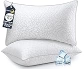 COZSINOOR Queen Size Cooling Bed Pillows - Premium Down Alternative Pillows Set of 2 for Side, Back, and Stomach Sleepers Hotel Quality Plush Soft Microfiber Fill Breathable Skin-Friendly