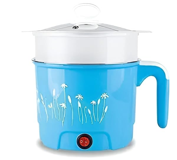Electric Mini Cooking Pot with Glass Lid & Handle, Portable Multi-Purpose Electric Kettle for Boiling Noodles, Soup, Milk, Tea & Eggs, Compact Hot Pot for Home, Hostel, Office & Travel Use-image-47