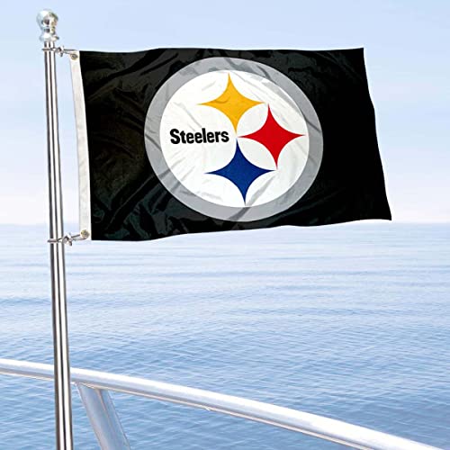 Pittsburgh Steelers Boat and Golf Cart Flag