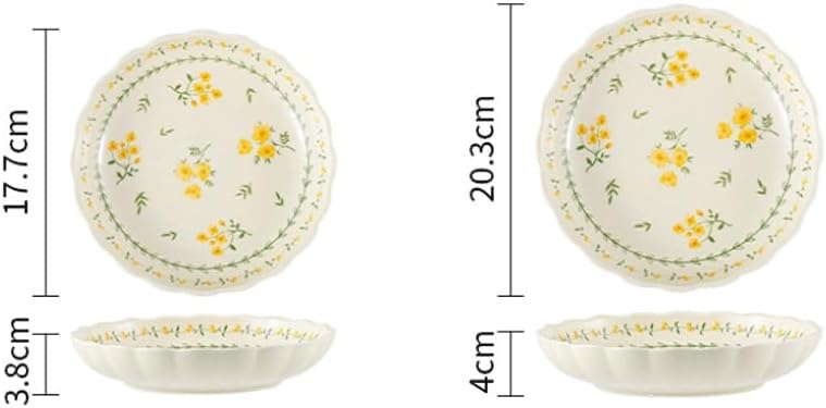 Household Plates Dish Trays Steaming Fish Ceramic Dinner Serving Dishes Tableware