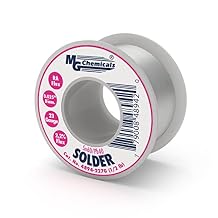 MG Chemicals 4894-227G 60/40 Rosin Core Leaded Solder, 0.025" Diameter, 1/2 lbs Spool