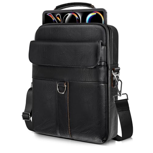Leather Laptop Shoulder Bag