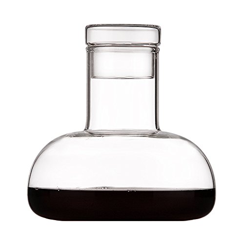 TAMUME 1.5 Litri Vino Bianco e Rosso Decanater Wine Decanter di Vino Rosso Caraffa con Vetro Tappo Sigillato Sughero Ideale per Vin Brulé Decanter Aeratore per il Natale Decantatore Vino Bicchiere
