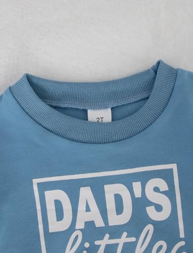 Image of Toddler Baby Boy Girl Clothes with Pockets 2PC Long Sleeve Pullover Sweatshirt and Pants Infant Fall Winter Outfit