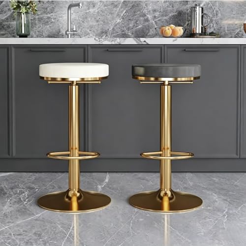 Tabouret de bar réglable et pivotant à 360° pour îlot de cuisine