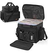 Amazon.com: AKOZLIN Vinyl Record Travel Carrying Bag with Divider