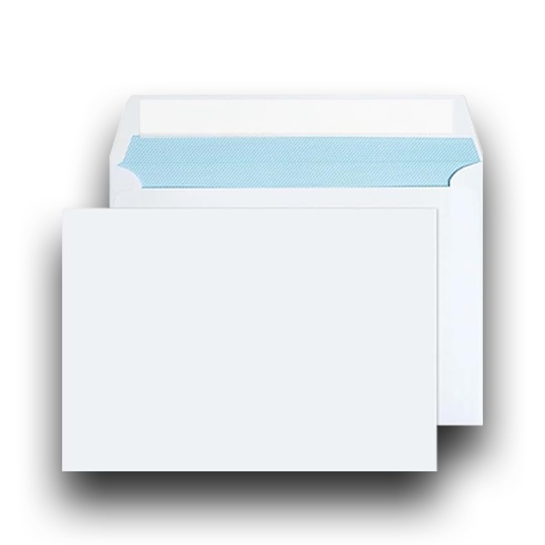 Indigo C6 114 x 162 mm White Peel & Seal Envelopes Box of 1000