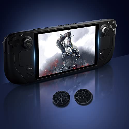Image of PERFECTSIGHT Thumb Grip Caps for Switch 2 2025 / Steam Deck PS5 /PS4 /Xbox One /360 /NS Pro Controller, Anti-Slip Thumbsticks Joystick Caps Analog Stick Button Cover with Joystick Protectors, Geometry