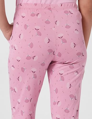 Image of Jockey RX09 Women's Micro Modal Cotton Relaxed Fit Printed Pyjama with Lace Trim on Pockets (Colors & Prints May Vary)