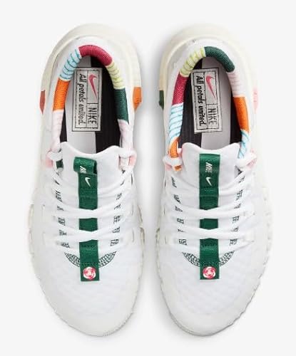 Nike Free Metcon 5 Women's Workout Shoes (White/Sail/Fir/Pink Bloom Fn8920-161, US Footwear Size System, Adult, Women, Numeric, Medium, 5.5)