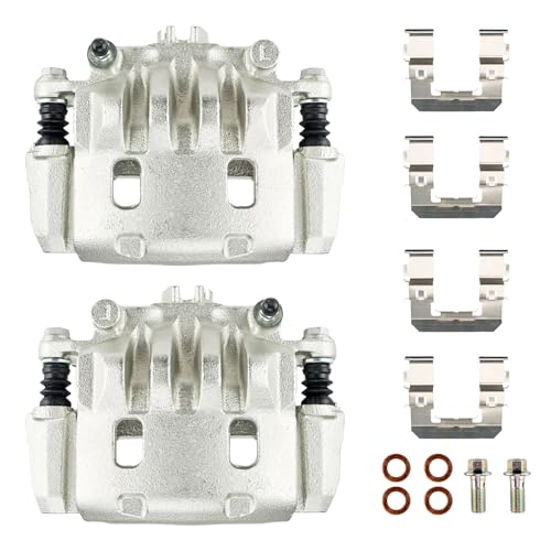 Torchtree Front Brake Caliper 19B2683B + 19B2682B Replacement For 2003-2018 Forester, 2002-2014 Outback, 2002-2014 Legacy, 2013-2015 XV Crosstrek, Pair Set of 2 Front Driver and Passenger Side by Torchtree - Used condition - US$37.79