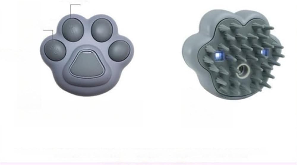 for Dog and Cat Hair Removal Brush Electric UV Spray Comb with Gentle Massage Function 1 Set
