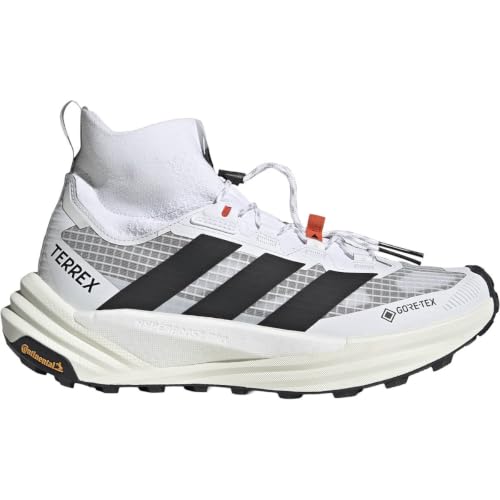 adidas Men's Terrex Freehiker 3 Ultra Gore-TEX® Hiking Shoes White/Black/Off-White 4 Medium