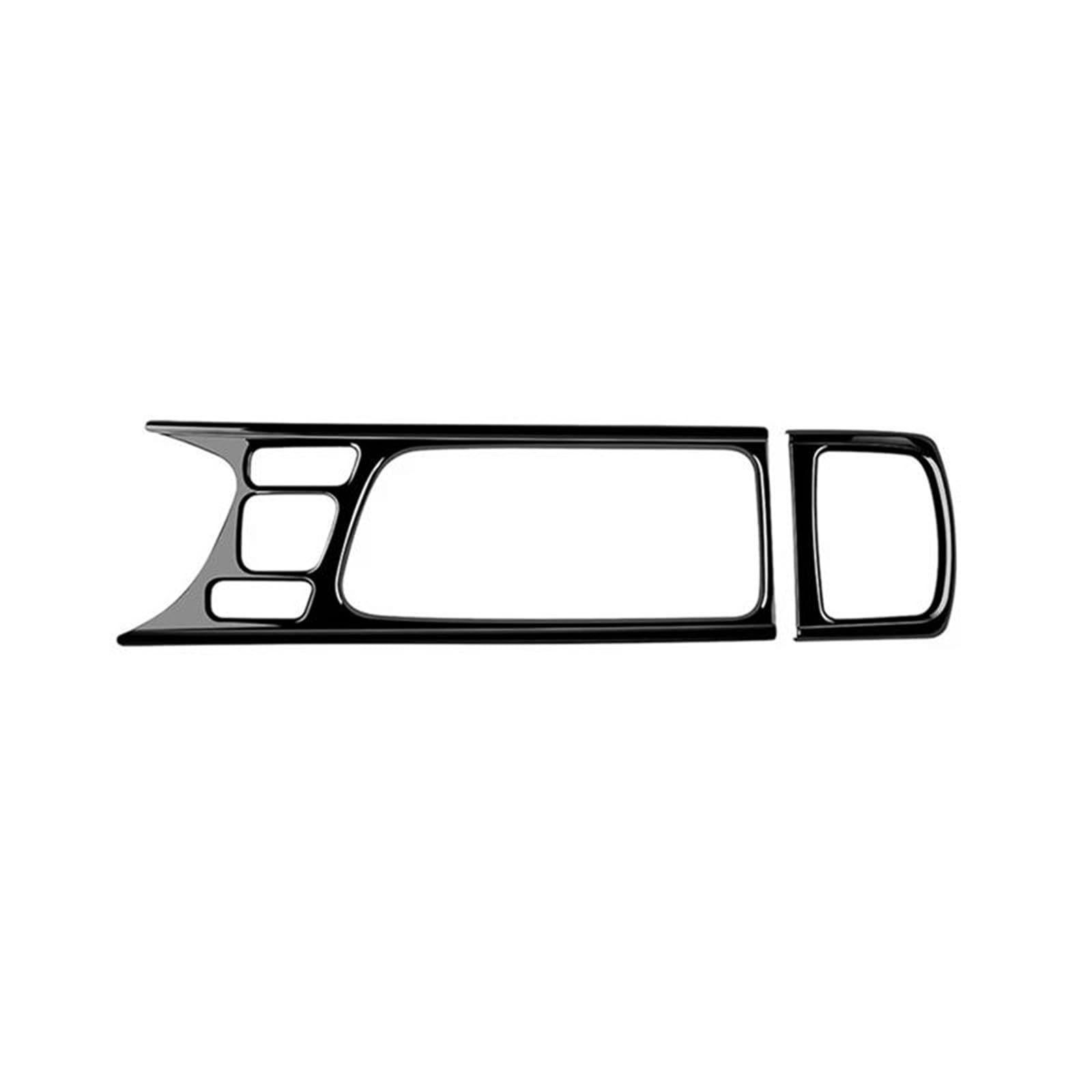 for Toyota for Yaris for Cross 2021 2022 RHD Center Console Water Cup Holder Decoration Cover Trim Stickers Gear Shift Cover Sticker Trim(Black)