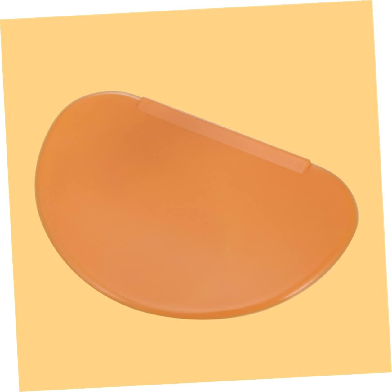 Semi-circle Plastic Scraper Cake Cream Pasting Tool Pastry Scraper Butter Knife Essential for Baking 15.8x10.5x0.5cm