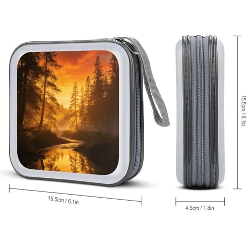Porta DVD para coche y hogar con espacio para 40 discos guardados 3