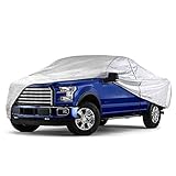 Eustoma LKW-Pickup Auto-Fahrzeugabdeckung, Auto Vollgarage Abdeckplane Allwetterschutz Staub - Vollgarage Autoabdeckung Autogarage Auto Vollgarage Plane Sonnenschutz (589cmx191cmx165cm)
