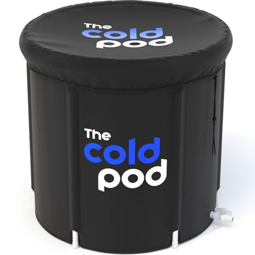 The Cold Pod Ice Bath Tub for Athletes with Cover: 88 Gallons Cold Plunge Tub for Recovery, Multiple Layered Portable Ice Bath Plunge Pool by The Cold Pod - Used condition - US$37.31
