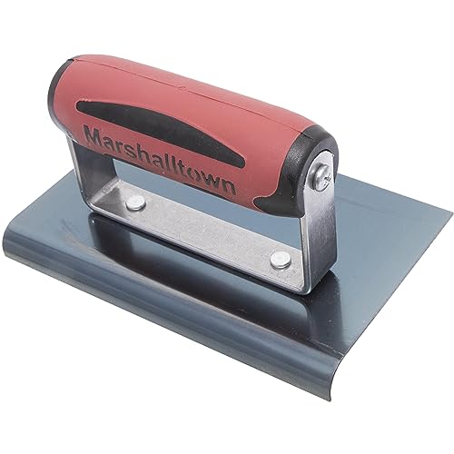 Image of MARSHALLTOWN Straight Concrete Edger, 6 x 4 Blue Steel, Assembled in USA