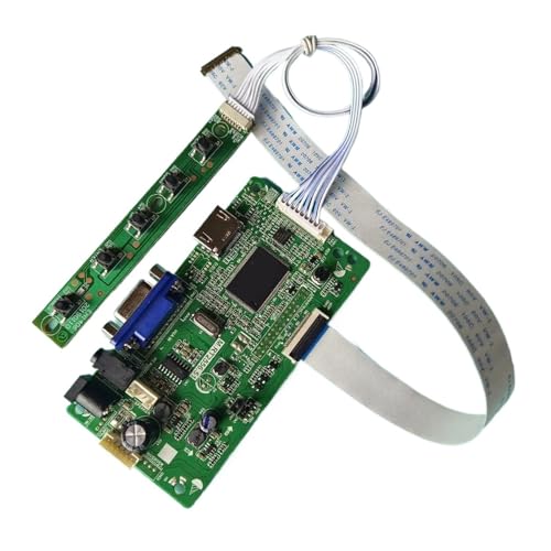BCHGTRDR Carte Contrôleur De Lecteur EDP-30 Broches 1366x768 HDMI + VGA for B125XTN01 B125XTN02 HB125WX1 LP125WH2 M125NWR3 M125NWN1, Kit De Bricolage(for M125NWN1 R0)