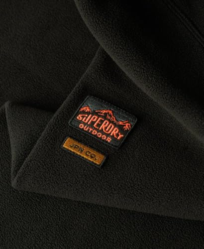 Superdry Para Hombre. M2014153A Forro Polar Con Media Cremallera Active Negro (Xl), Casual, Manga Larga, PoliéSter Reciclado, Sostenible - 5