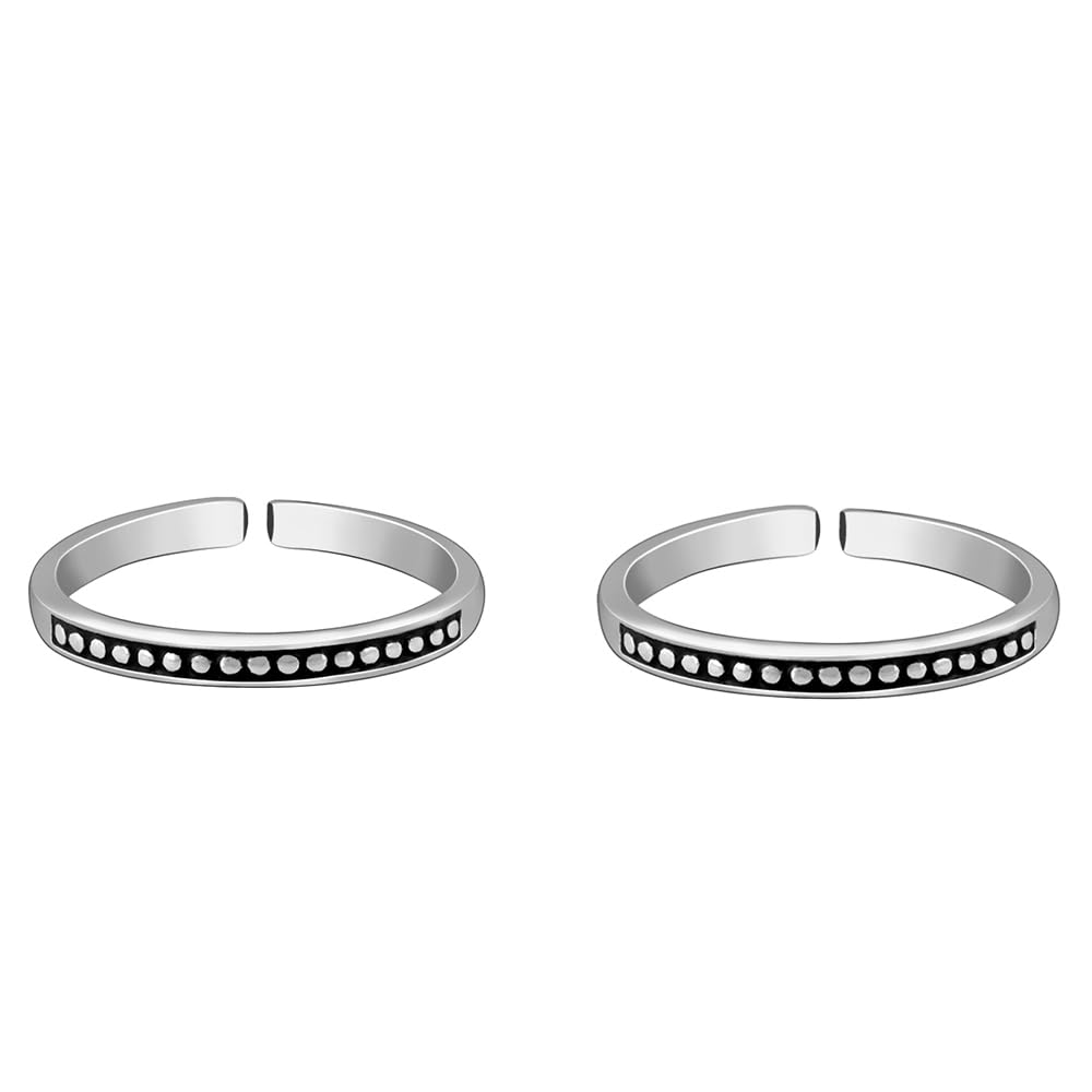 925 Silver Toe Rings | Anniversary Birthday Wedding Gifts for Women & Girls