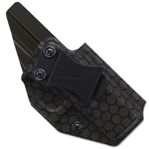 Image of KYDEX Thermoform Sheet - (Honeycomb Camo) - (Olive Drab /Black) - (12in x 12in) - (1 Sheet) - (for Holster Making, Cosplay, Hobby) - (USA Made)
