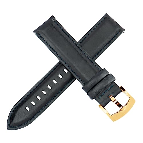 Image of OTTOODY Leather Watch Bands Quick Release, Elegant Top Grain Leather Watch Straps for Men & Women, Choice of Color & Width - 18mm, 19mm, 20mm, 21mm or 22mm Wristbands Bracelet for Watch & Smartwatch