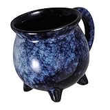 HEALEEP Taza de Cerámica para Café Halloween con Diseño de Caldero Taza para Té y Caliente para Fiestas y Decoración Temática de Bruja