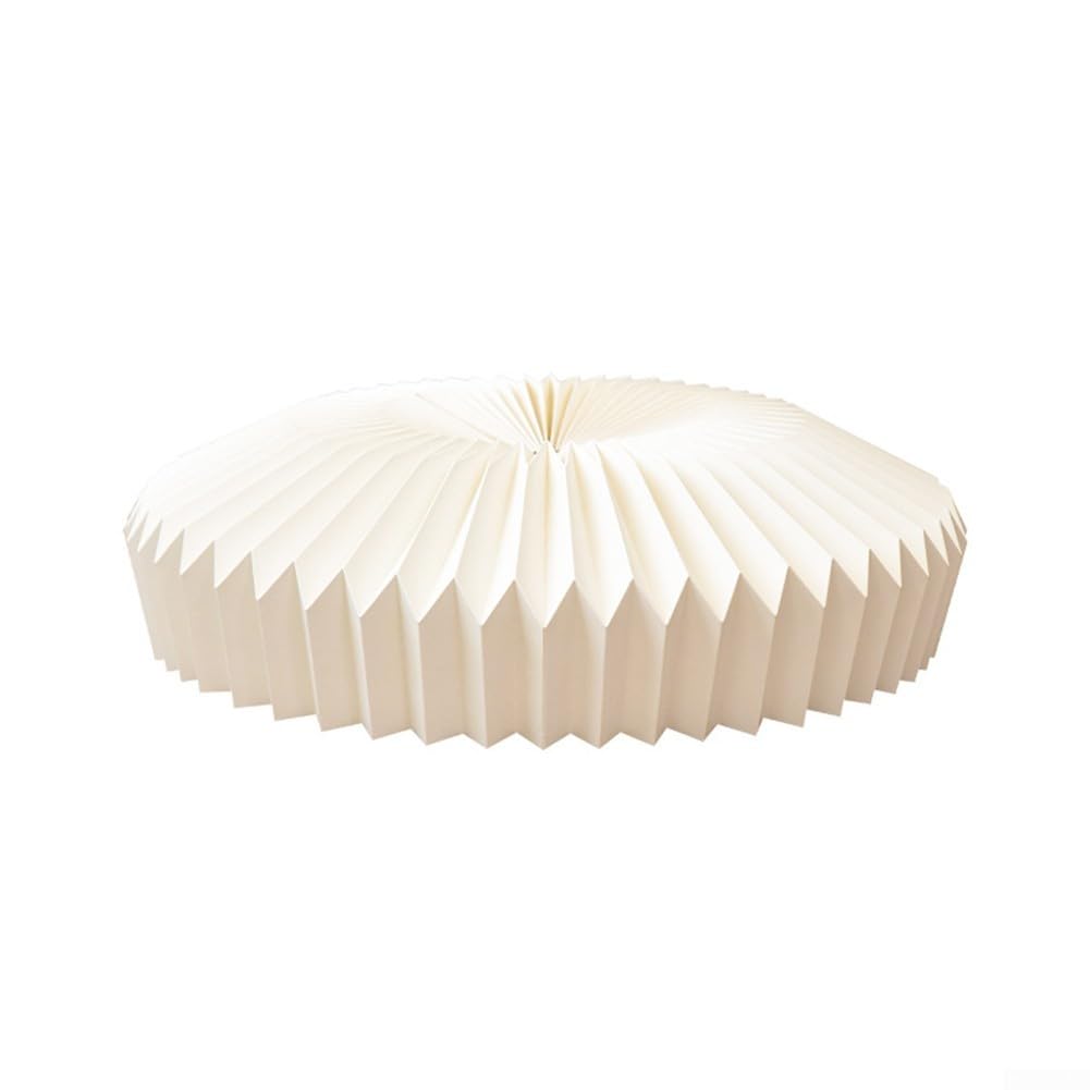 Jupe de sapin origami blanc 60cm en papier magnétique pliable