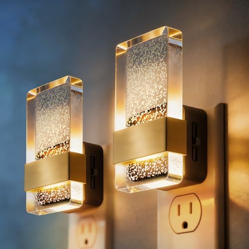 DORESshop LED Night Lights Plug Into Wall [2 Pack], 0-100LM Dimma...