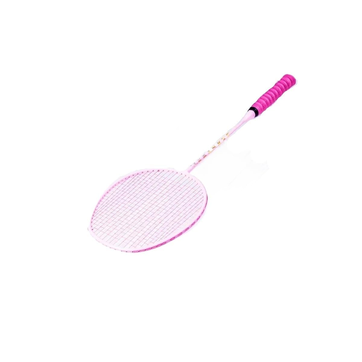 Badminton Set Racchetta da Badminton Professionale Offensiva e difensiva Elastica in Fibra di Carbonio 4U 30 libbre