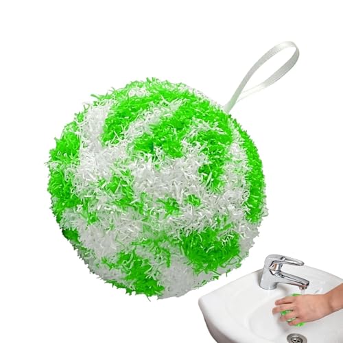 Bola de Limpieza Suave Baño | Portátil Esférico No Abrasivo | Bola de Limpieza Recurante Ducha,Casa Ducha Fregadero Encimera De Trabajo Grifo Cerámico Juntas Ranuras