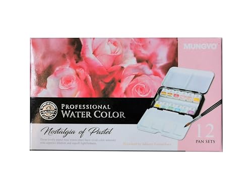 Las Pinturas de acuarela Mungyo Conjunto Profesional De la Nostalgia...