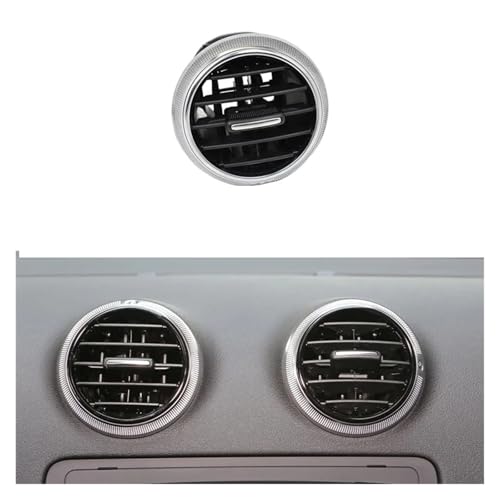 Grille d'aération centrale avant pour Audi A3 S3 8P compatible modèles 2004 à 2013 - 6