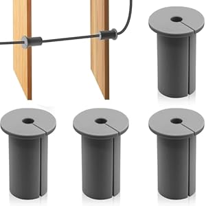 4 stuks kabeldoorvoer routeringsset voor Starlink, muurdoorvoertules voor kabels, muurkabel door muurgatafdekking compatibel met Starlink-bevestiging voor het beschermen van kabels,