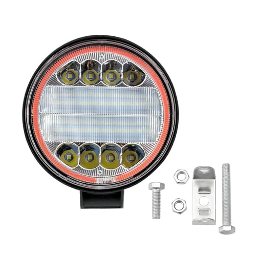 Phare tout-terrain Angel Eyes rouge 24 LED pour sécuriser les trajets en quad et buggy