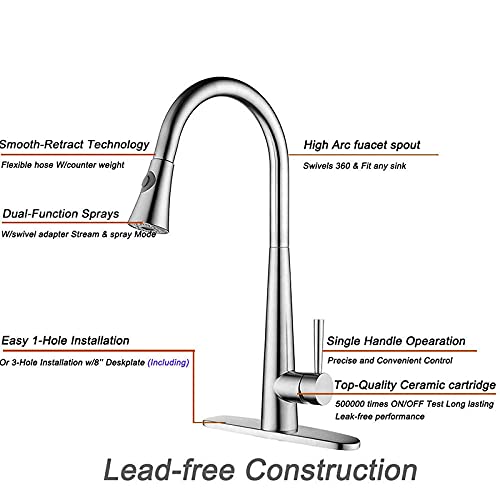 Mélangeur de lavabo d'évier de cuisine au design épuré - 5