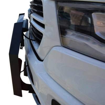 Image of Black Horse Off Road Armour Bull Bar No Skid Plate Matte Black Compatible with 2019-2023 Ram 1500 (Excl. Rebel & TRX Trim,19-23 Ram 1500 Classic) (Excl.Rebel & Warlock Trims)-AB-DO11-NL