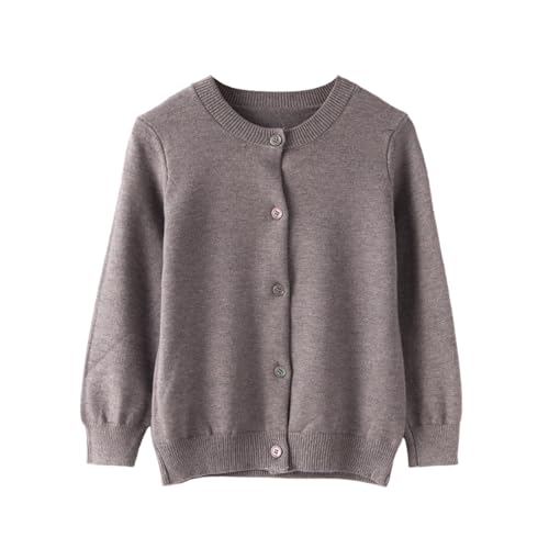 Boys Girls Cardigan Knit Sweater Toddler Kids Uniform Cute School Cable Cardigans Lightweight Sweaters Fall Winter3