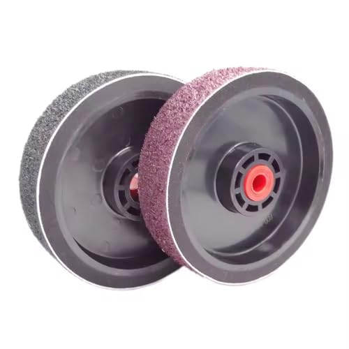 Roue de cabochonnage souple 8 pouces grain 600 pour polir le verre sans éclat